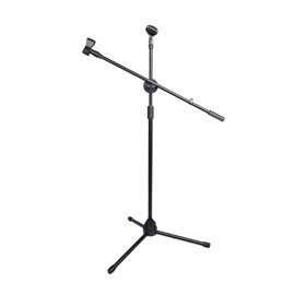 Pie Soporte Jirafa Para Micrófono Pipeta Doble 