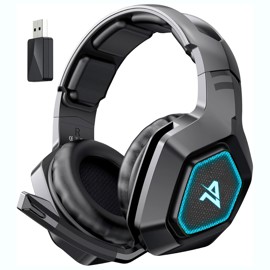 Headset Gamer Inalámbrico Aimzone Negro GhsK10Bk