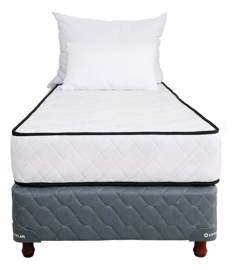 Sommier Y Colchón 1 1/2 Plazas 100Cm X 190Cm Espuma ...