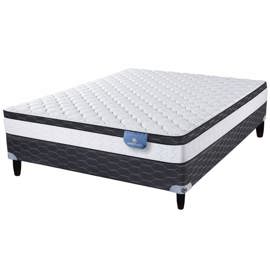 Sommier Y Colchón De Resortes 2 Plazas Nixa 130X190