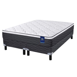 Conjunto Sommier Y Colchón De Resortes  Monett Pocke...