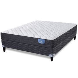 Sommier Y Colchón De Resortes 2 Plazas  Joplin 130X1...
