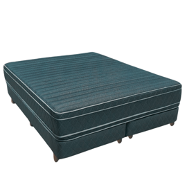 Conjunto Sommier Super Queen Dual Euro 160X200 Espu...