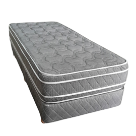 Conjunto Sommier 1 1/2 Plaza Euro 90X190 26Cm