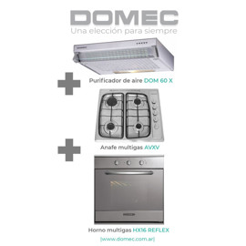 Combo Purificador, Horno Y Anafe Multigas  Avxv + Hx...