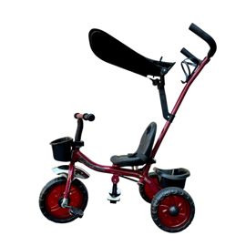 Triciclo Infantil Con Manija Direccional Y Capota R...