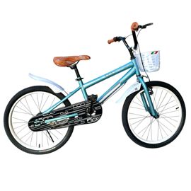 Bicicleta Infantil Fiat Retro Rodado 20 Celeste