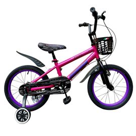 Bicicleta Infantil Urbana Rodado 16 Fiat Color Fucsi...