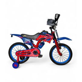 Bicicleta Infantil Simil Motocross De Spiderman Roda...