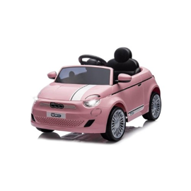 Auto A Batería Fiat 500  Rosa