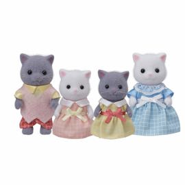 Figuras De Muñecas Coleccionables Persian Cat Famil...