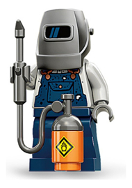  Minifigures Serie 11 Mini Figura Soldador Original