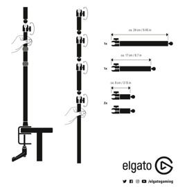 Soporte Para Camara Montaje Extension