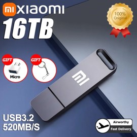 Pen Drive Xiaomi 16Tb Usb 3.2 Alta Velocidad Y Tipo C Micro Usb White