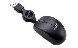 Mouse Micro Traveler Retractil V2 Usb Black