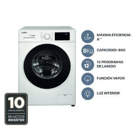 Lavarropas Automático  8014 Blanco 8Kgs 1400Rpm