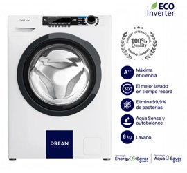Lavarropas Automatico Lfdr0814sb0 8Kg Inv