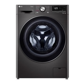 Lavarropas Carga Frontal 10 Kg Thinq Color Negro W...