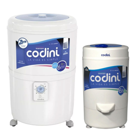 Combo Lavarropas Silent 10Kg + Advance 6.5Kg Centri...