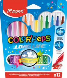 Plumones Long Life Caja 12 Uni
