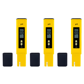 Kit X3 Medidor De Ph Digital Calibrado Tester Phmetr...