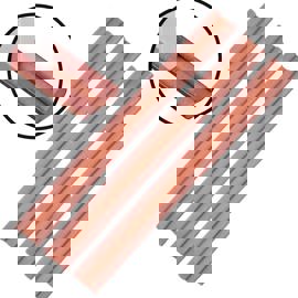 Kit X3 Zócalo Burlete Marrón  Doble Bajo Puerta 