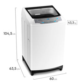 Lavarropas automático Electrolux 10kg Premium Care ELAC310W