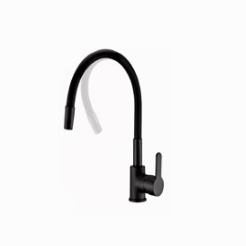 Griferia De Cocina Monocomando Canilla Cuello Flexib...