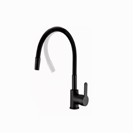 Griferia De Cocina Monocomando Canilla Cuello Flexib...