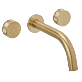 Grifería Fabric Gold Lavat Pared Cceram 62100G