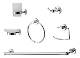 Juego Accesorios  Para Baño 6 Piezas Linea 3000 3006