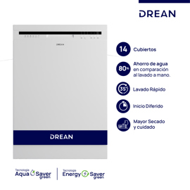 Lavavajillas 14 Cubiertos Blanco  Lvdr1406cb0