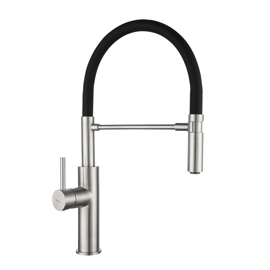 Grifería Cocina Monocomando Hoop Nickel 20202Ni