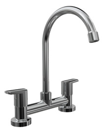 Grifería Cocina Viva Nova 104211 Mesada C/Plateado