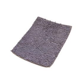 Alfombra De Baño Moderna Y Suave Gris 40X60 Cm