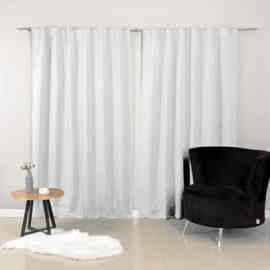 Cortina Blackout Textil Con Presilla Escondida 135X2...