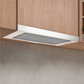 Campana Extensible Bajo Alacena Blanca Pulsante 60