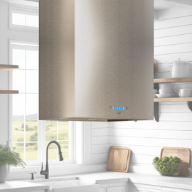 Campana Isla Qubix Lcd 60