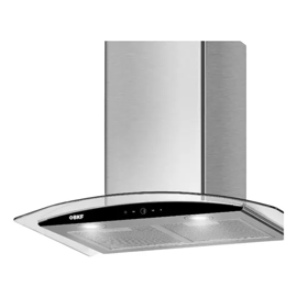 Campana Digital De Acero Y Vidrio BfRg100vp Plata