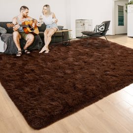 Alfombra Esponjosa De Terciopelo Suave Y Peludo Par...