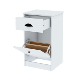 Mesa De Luz Botinero Blanco