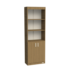 Biblioteca 60 Con Estantes Y Puertas  Mel Avellana  ...