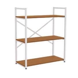 Estanteria De 3 Niveles Tipo Industrial  Home Blanco...