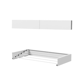 Tender Extensible Acero Para Pared Blanco 80Cm 5 Var...