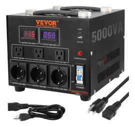 Transformador Convertidor De Voltaje 5000W, Elevado...