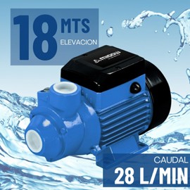 Bomba De Agua Periferica 370W Elevadora Tanque 28L/...