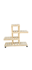 Portamacetas Rack Madera Estantes Maceteros Mpsobrer...