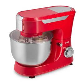 Batidora Planetaria Pro 4.8 L Acero Inoxidable Roja...