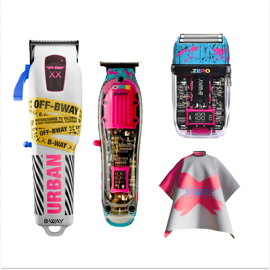 Maquina Corta Pelo Bway Urban + Patillera One + Afei...