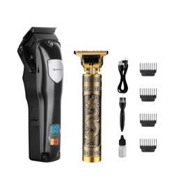 Máquina De Cortar Pelo Hair Clipper + Patillera Vin...